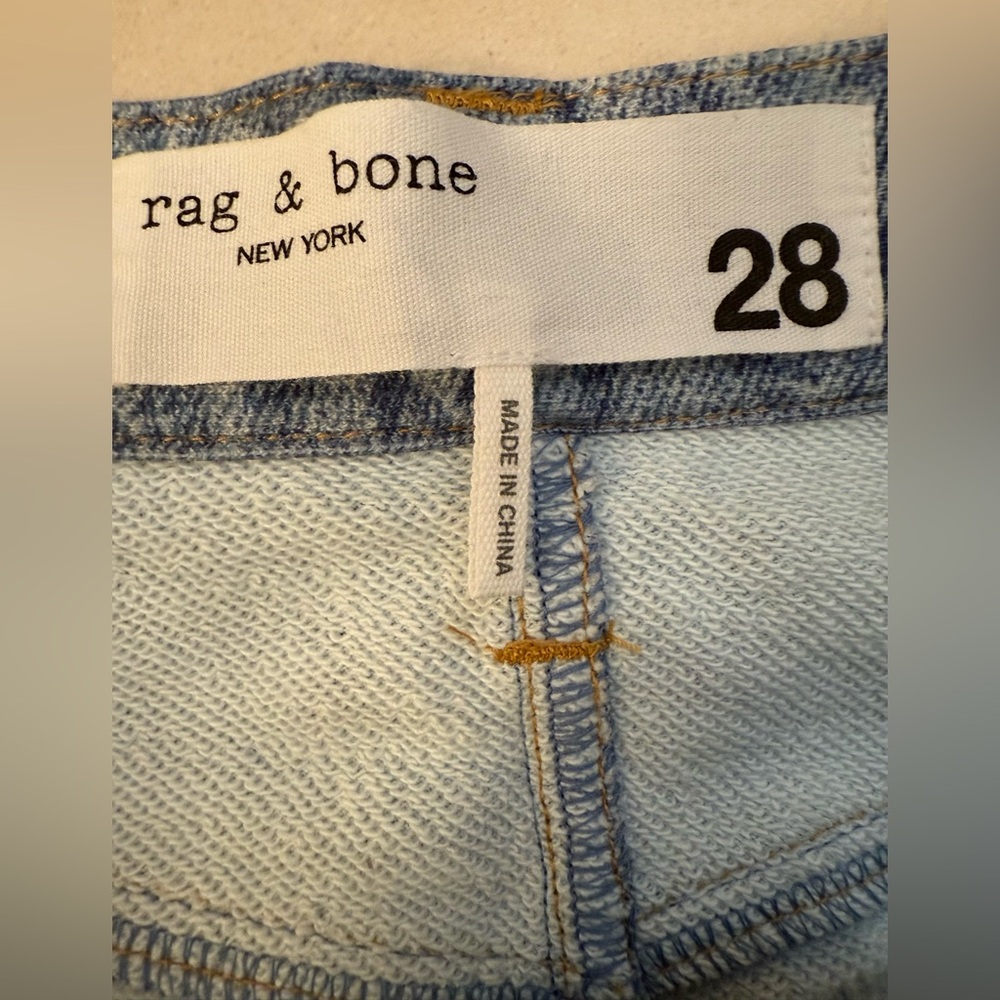 rag & bone Light Blue Boyfriend Jeans - Picture 4 of 8